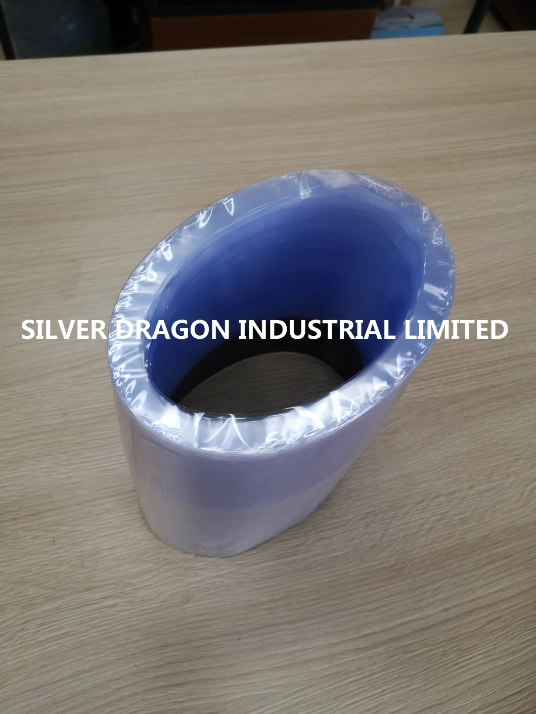 Clear Preformed PVC Shrink Bands/Shrink Preforms, Oval Shape, Size 197X137X85X0.05mm