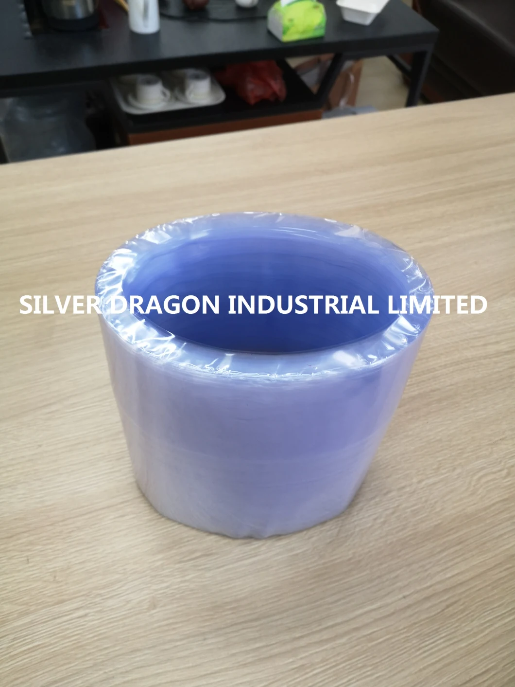 Clear Preformed PVC Shrink Bands/Shrink Preforms, Oval Shape, Size 197X137X85X0.05mm