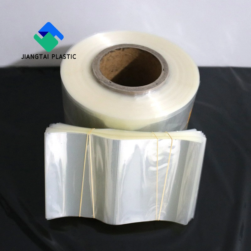 Jiangtai Customized Print Color Wrap Film Tunnel Water Bottle PVC Heat Shrink Sleeve Label