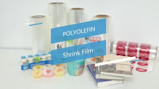 Colored Heat Shrink Plastic Packaging Film POF Polyolefin Shrink Wrap Film/Bag