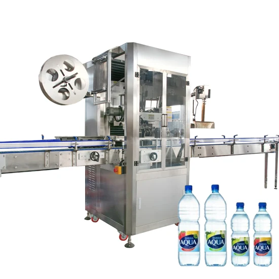 High-Speed Stability Automatic Plastic Bottle PVC Label Cutting Sticker Labeling Sleeve Shrink Wrapping Plant