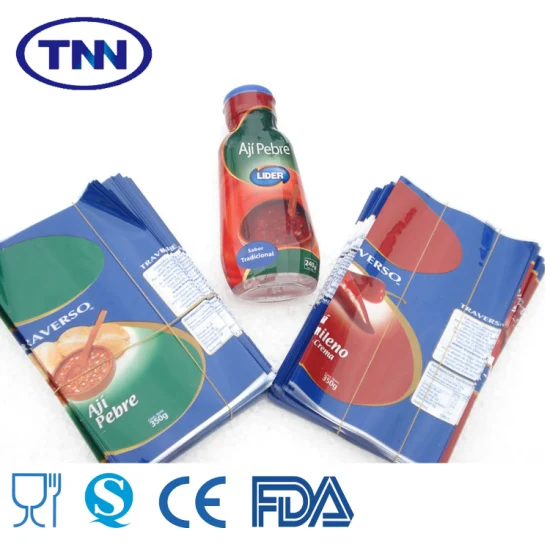 Custom PVC Pet Clear Neck Shrink Bands Sleeve Cap Shrink Wrap Heat Neck Box Shrink Sleeve for Bottle Label