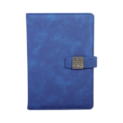 Custom Printing A5 Journal Business Diary PU Leather Notebook with Buckle