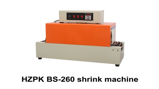 Hzpk BS-260 Wrapping Tunnel Sleeve Label for Jars Heat Tube Film Food Shrink Wrap Machine